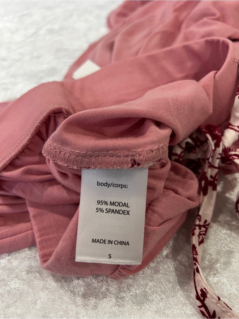 Rebecca Minkoff 2 Piece Sleepwear Set Pajama Modal Super Soft Size Small Pink - Picture 5 of 13